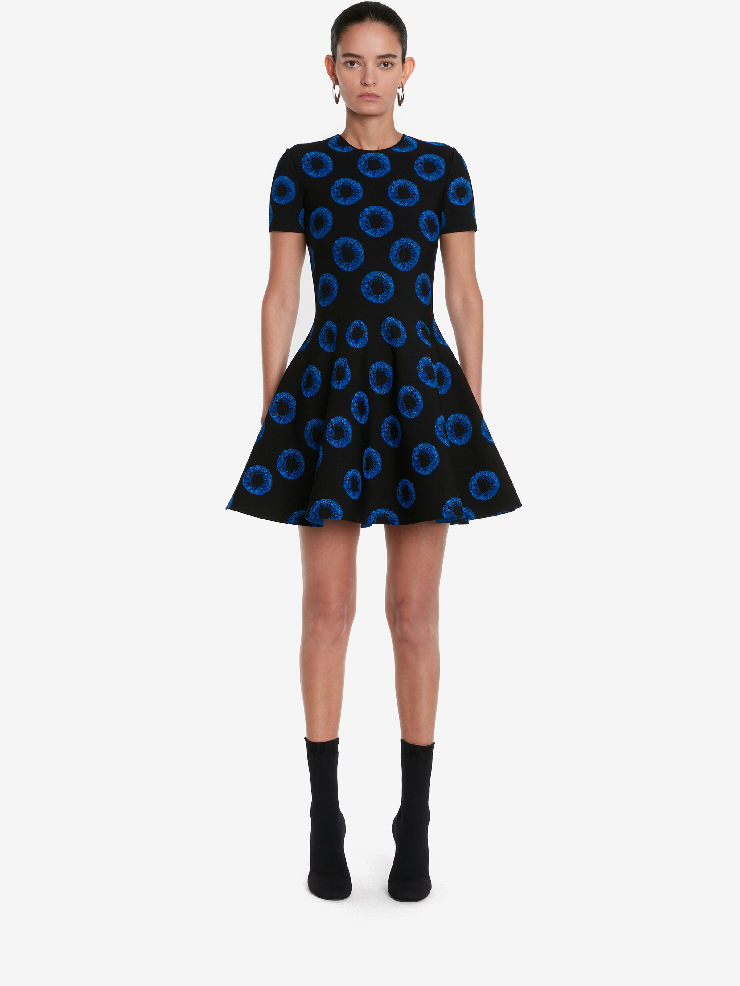 Iris Jacquard Mini Dress