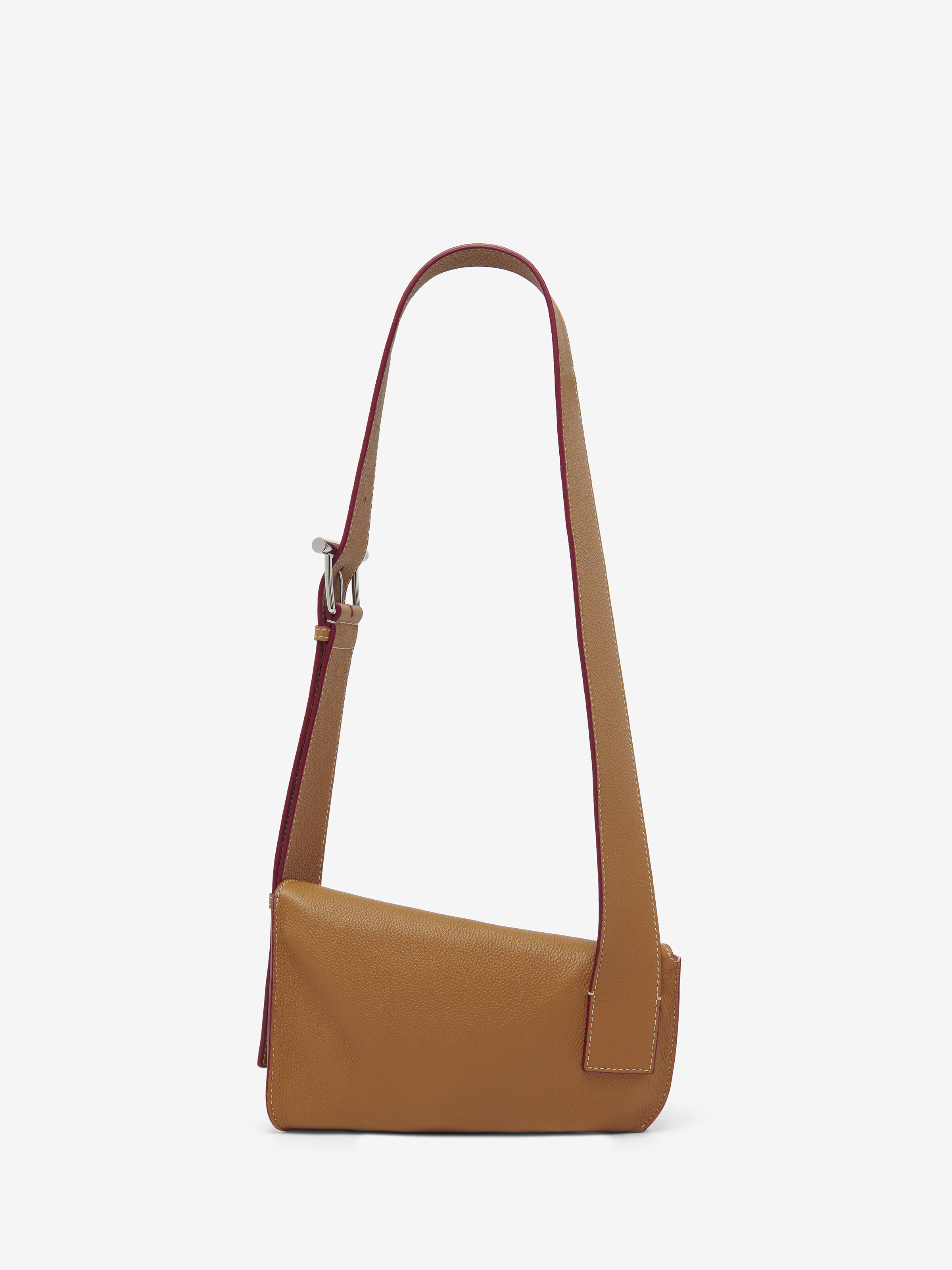 Sac McQueen T-Bar Sling en Brun Tanné in Cuir de veau | Alexander McQueen - image 4
