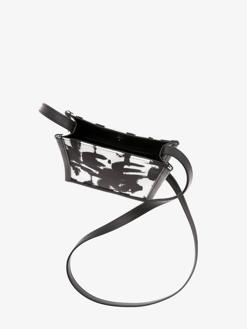 McQueen Graffiti Edge Mini Crossbody Bag