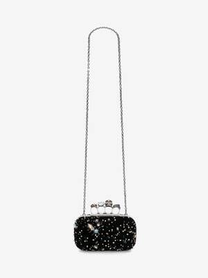 Alexander McQueen Emerald Knuckle Clutch – Calf Leather – Women’s Mini Bags