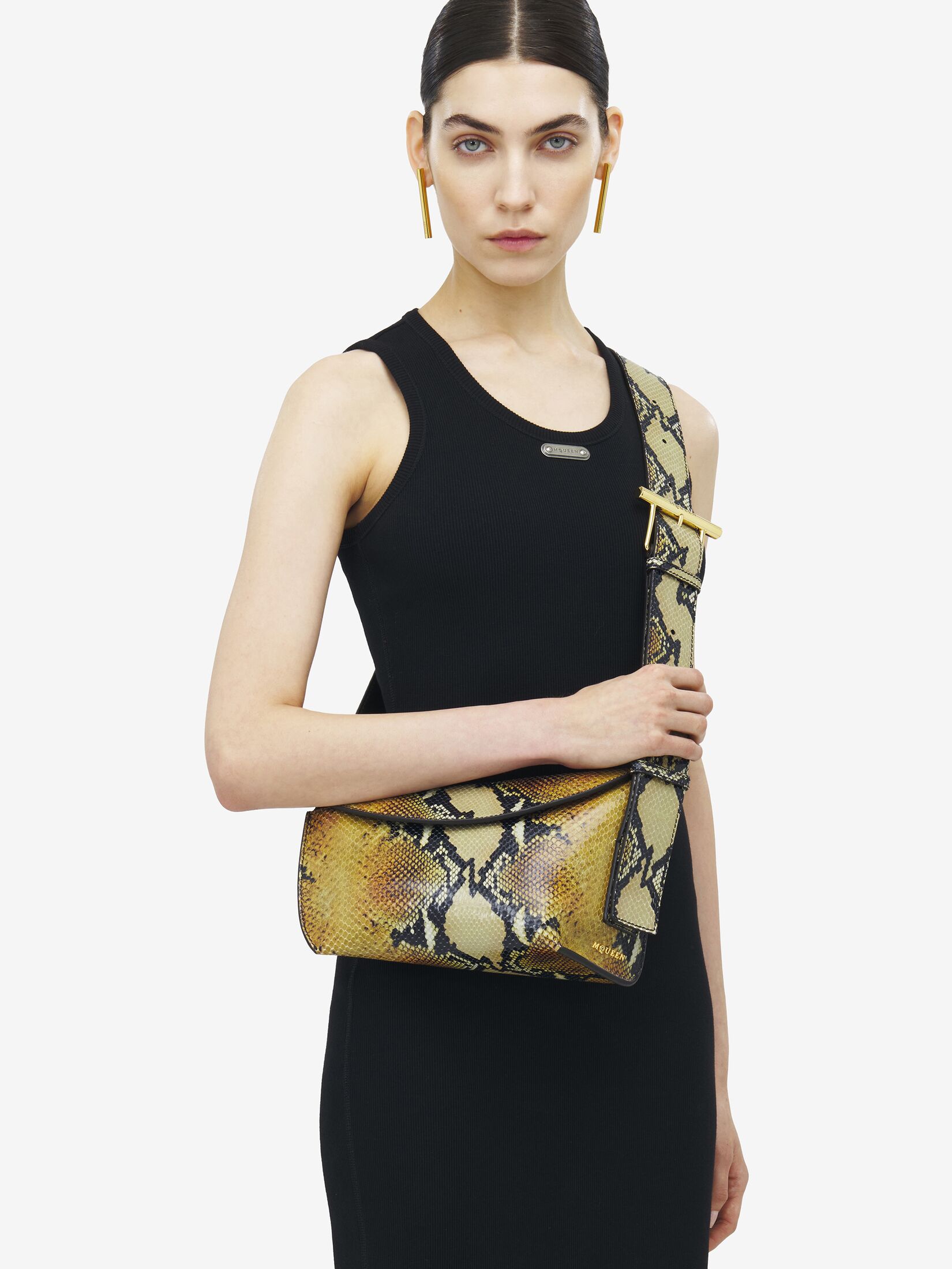 Alexander McQueen T-Bar Sling Bag