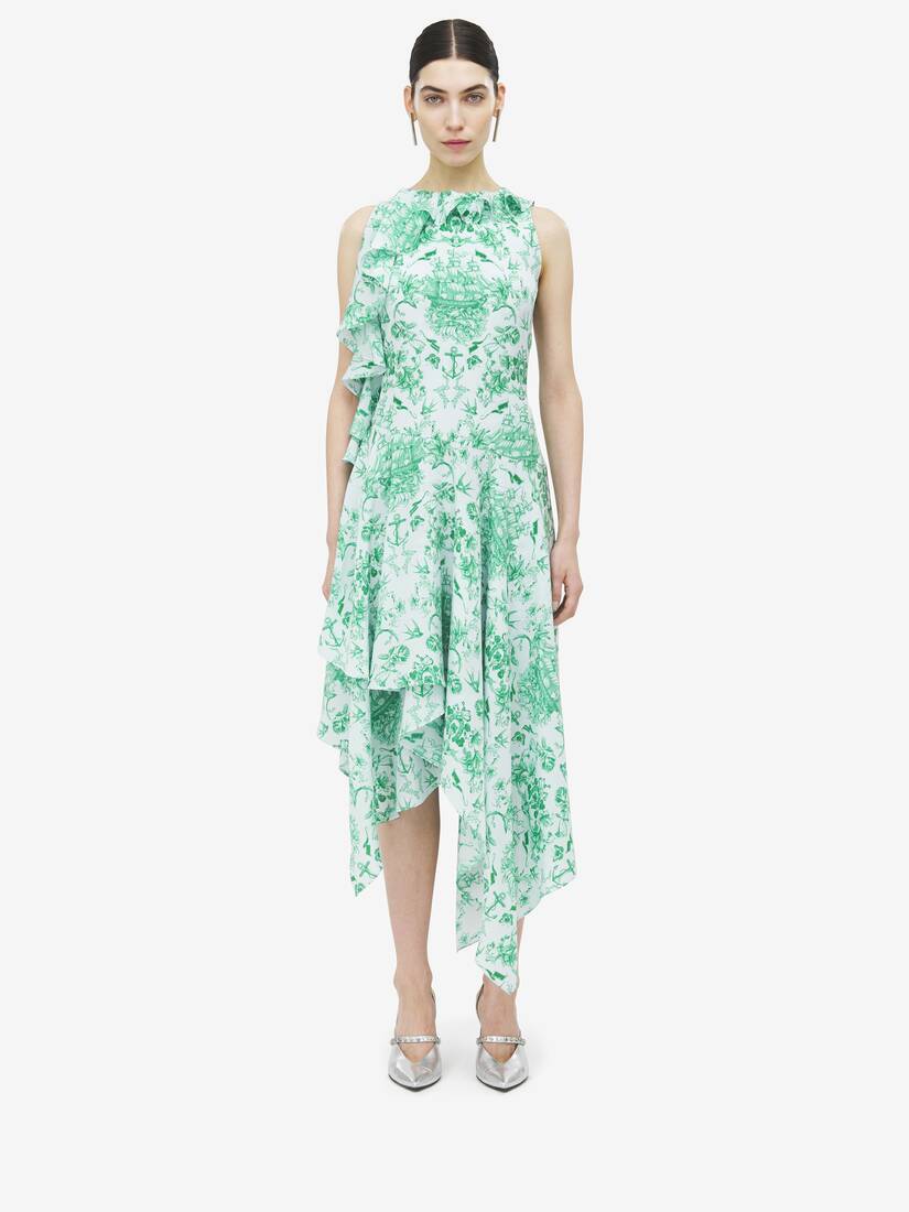 Sailor Tattoo Asymmetric Dress