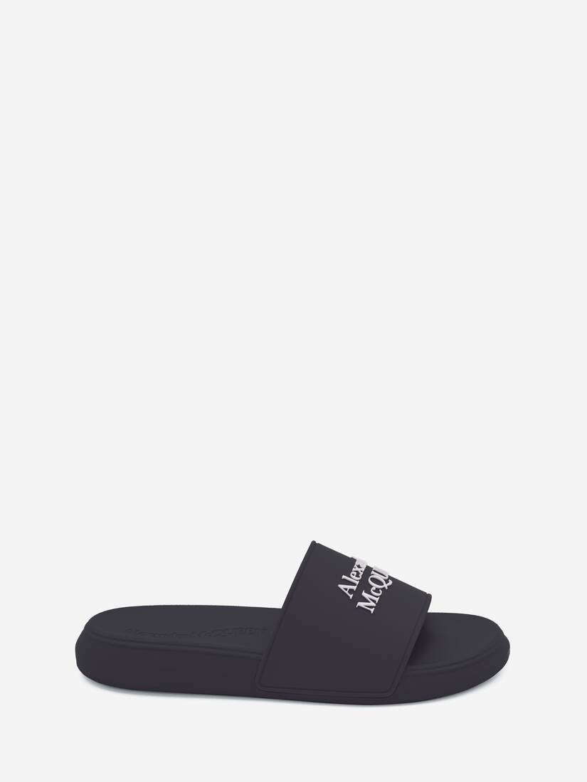 alexander mcqueen men's slide sandals