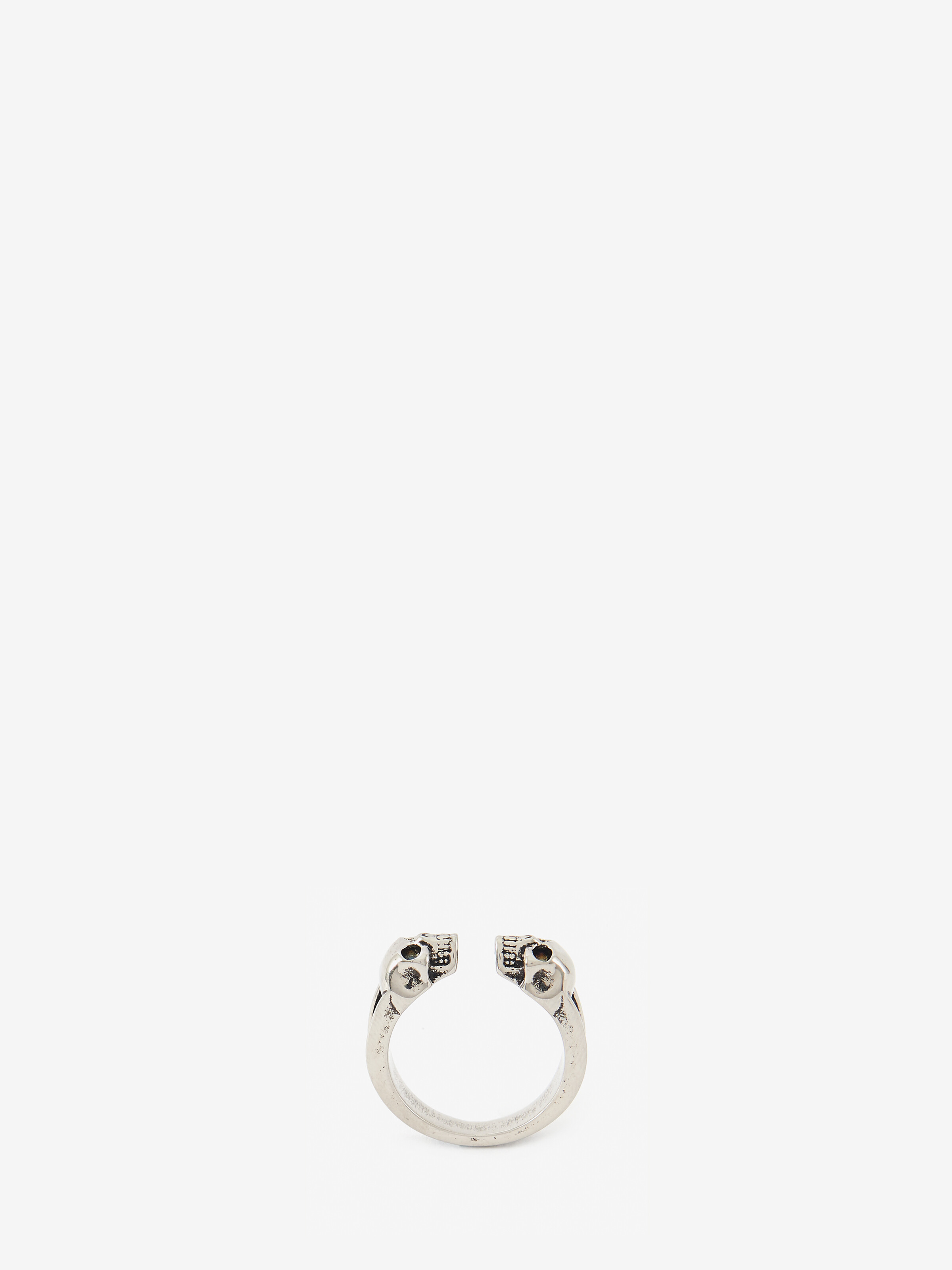 Ring mit Twin Skull