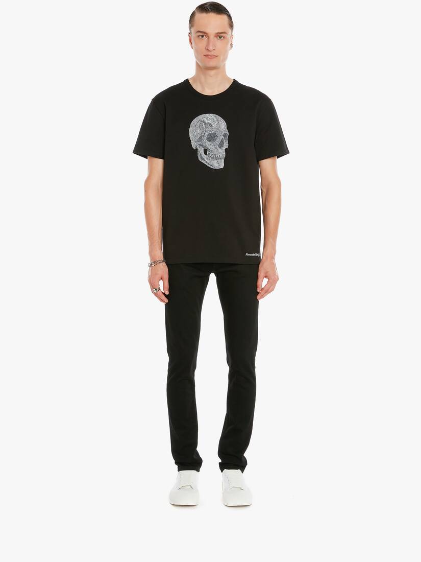 Skull T-shirt in Black