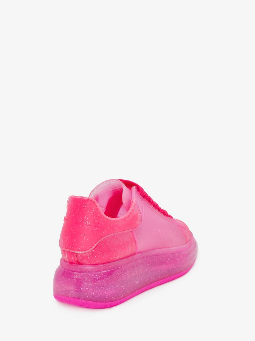 Oversized transparent sole sneaker in Bright Pink | Alexander McQueen US Oversized transparent sole sneaker in Bright Pink | Alexander McQueen US