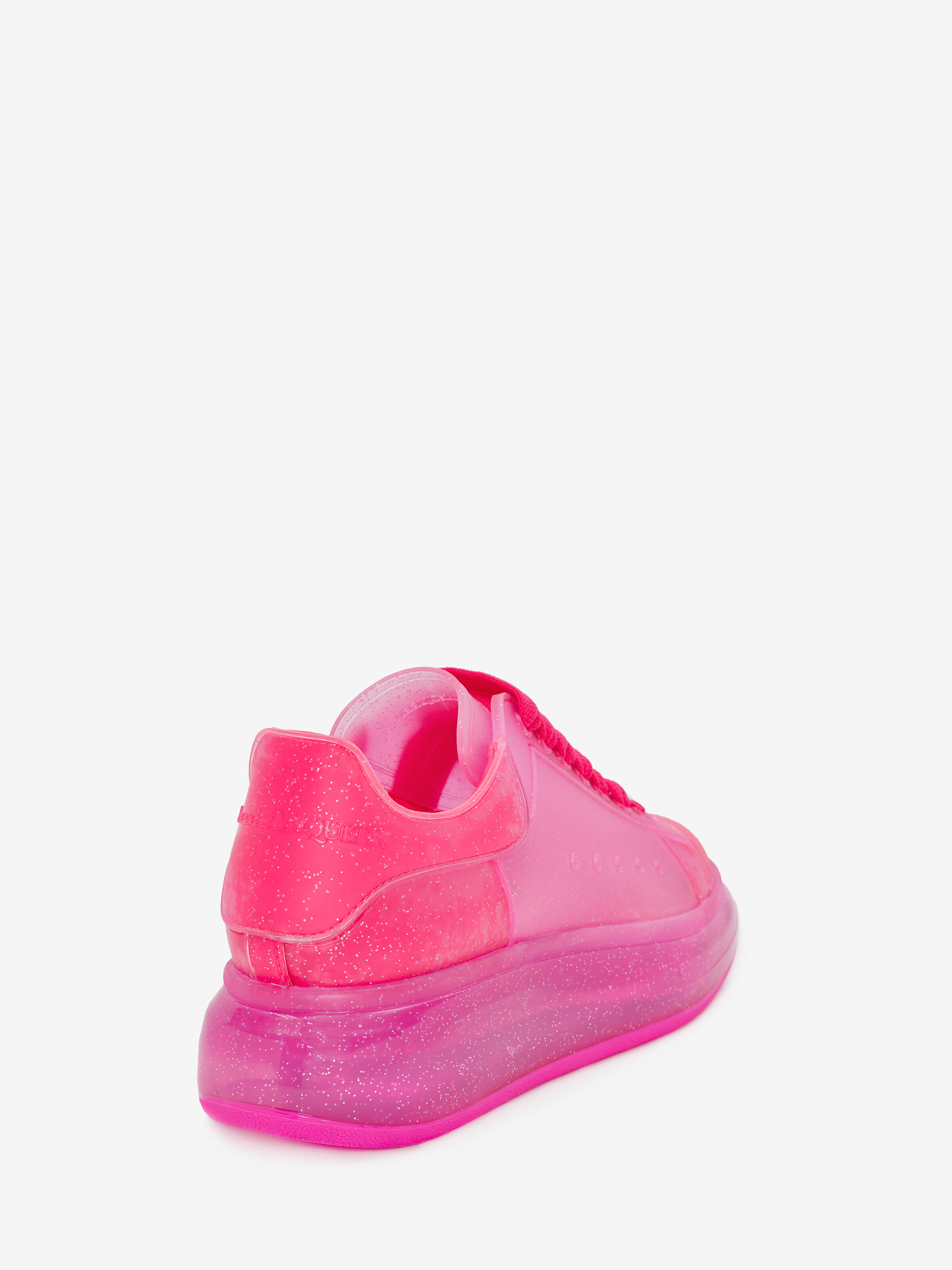 Sneaker con suola oversize trasparente da Donna in Rosa Vivo in 100% Poliuretano termoplastico | Alexander McQueen - image 3