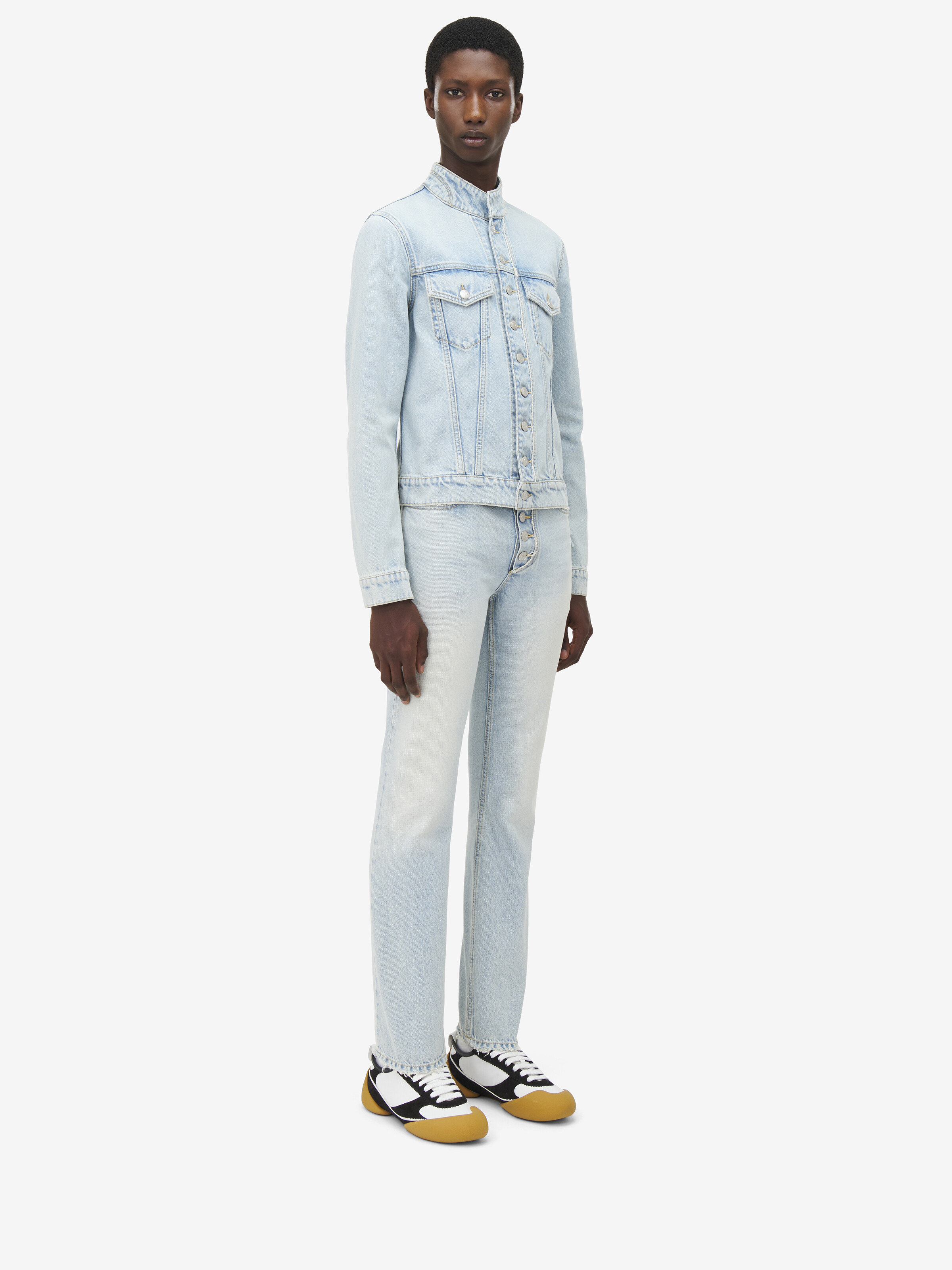 石洗牛仔外套 in 100% 棉 | Alexander McQueen - image 3