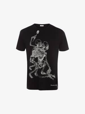 alexander mcqueen skeleton shirt