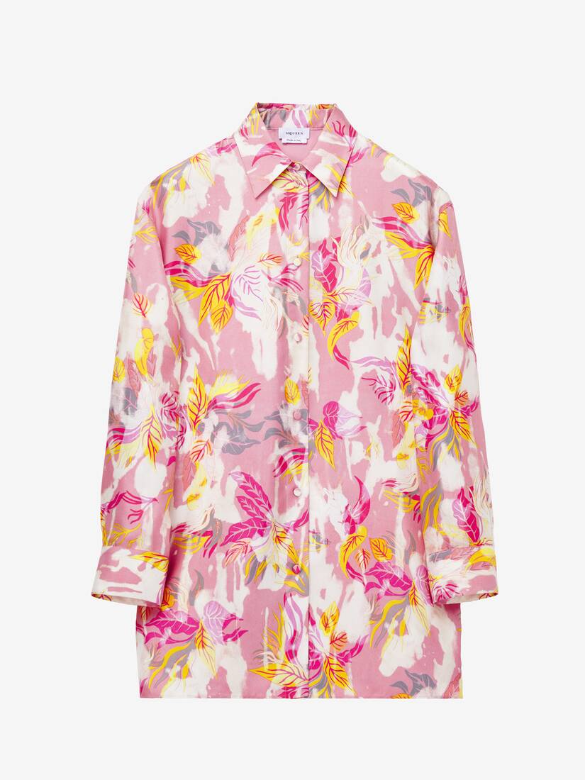 Chemise De Pyjama À imprimé Floral