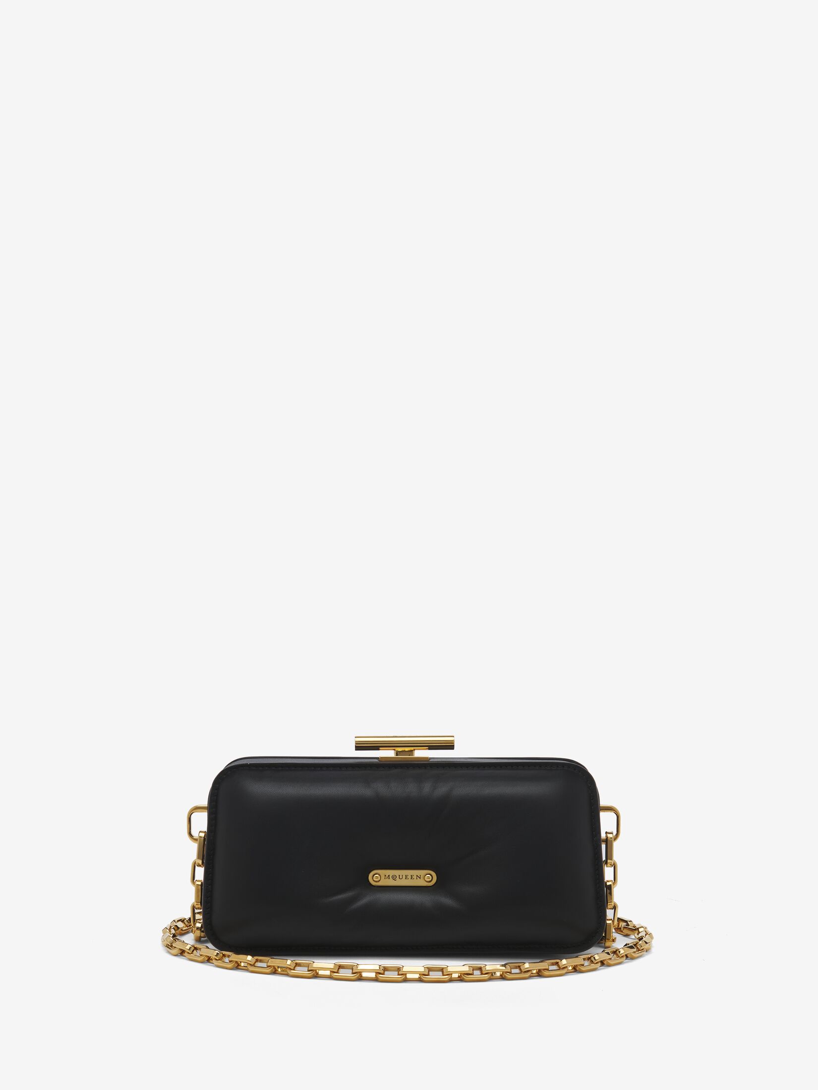 Pinch Clutch Black for Women | Alexander McQueen