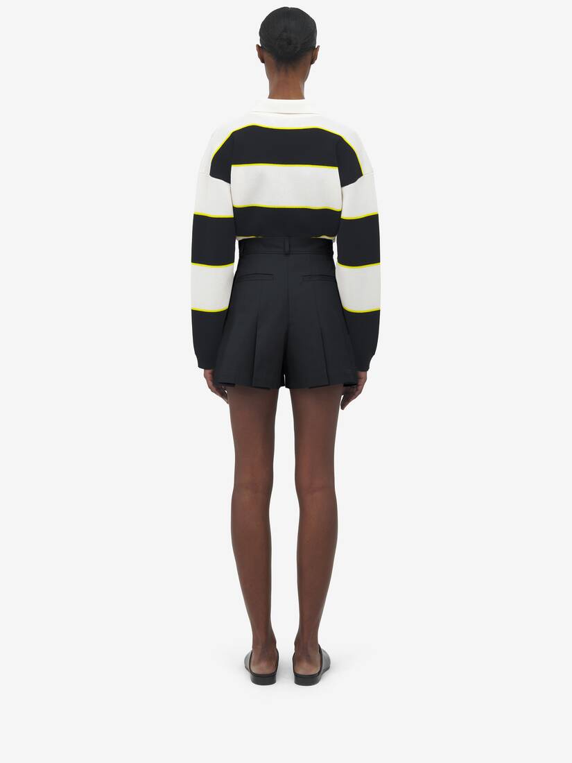 Pleated Shorts