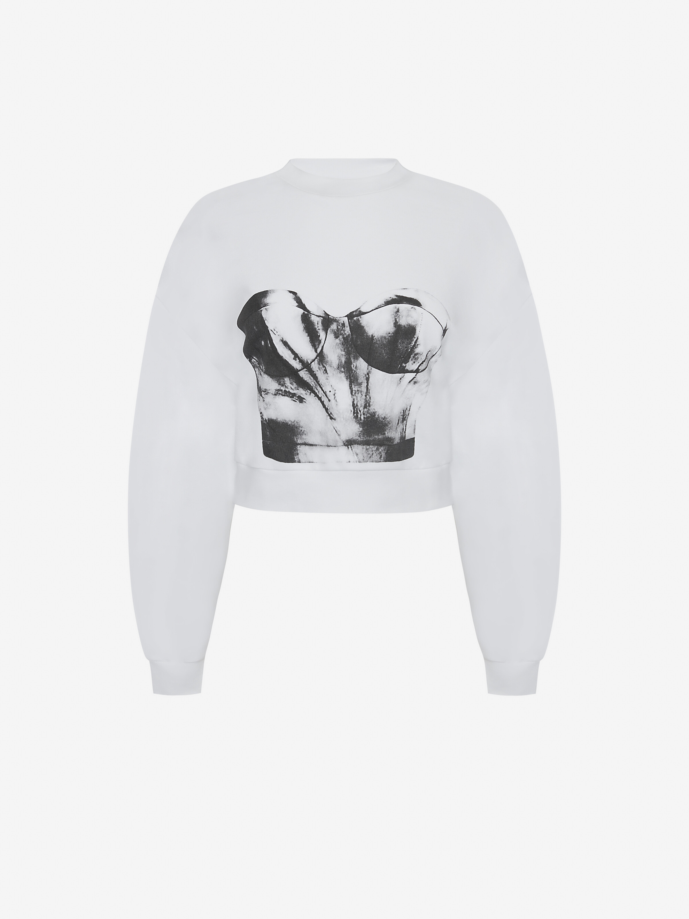 Sweat-shirt à imprimé Bustier