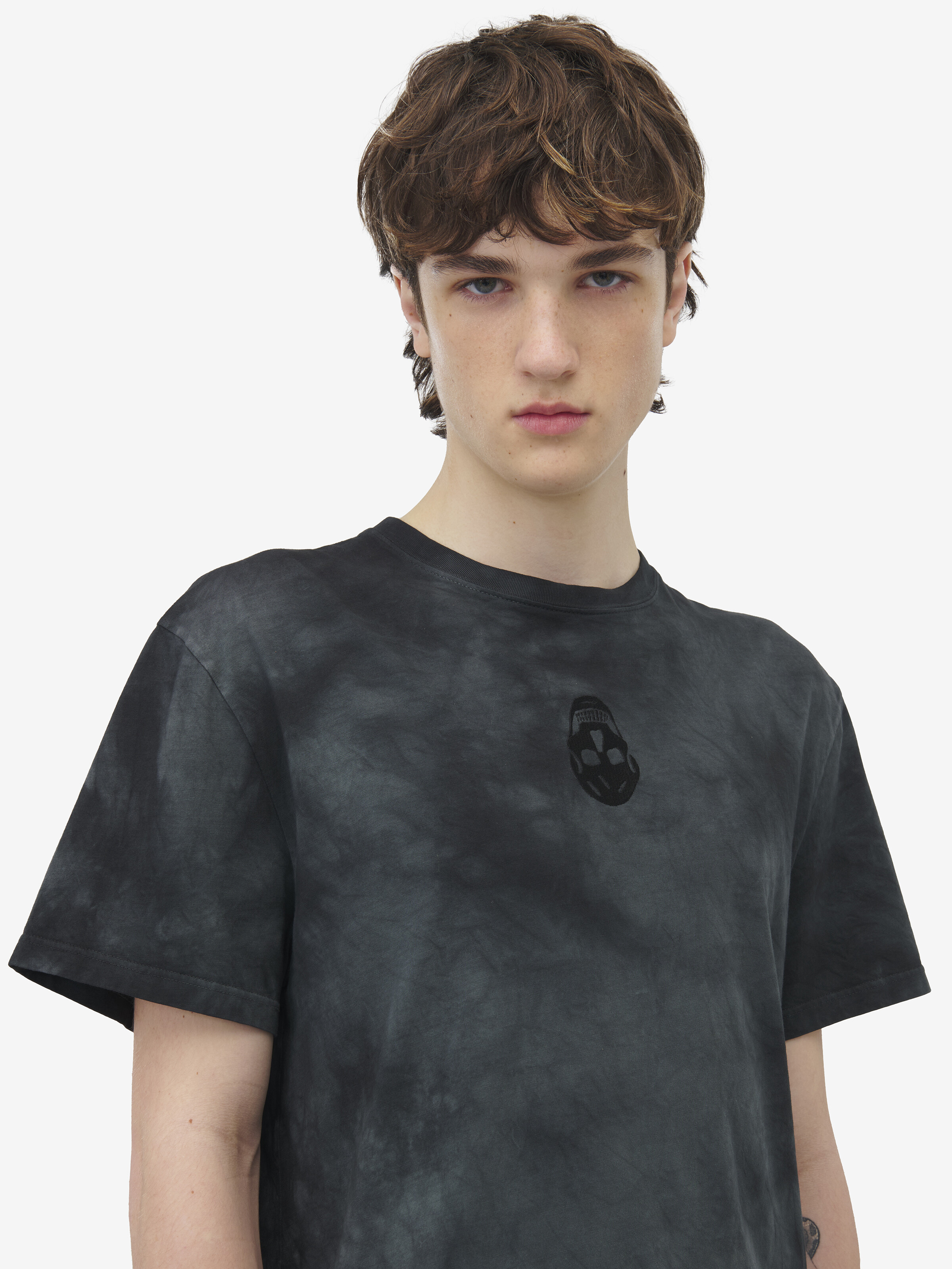 T-shirt partiellement teint