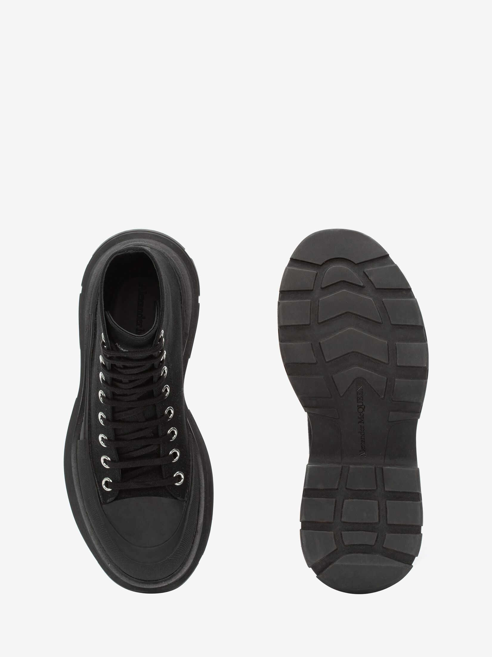 Tread Slick Boot in Black | Alexander McQueen US