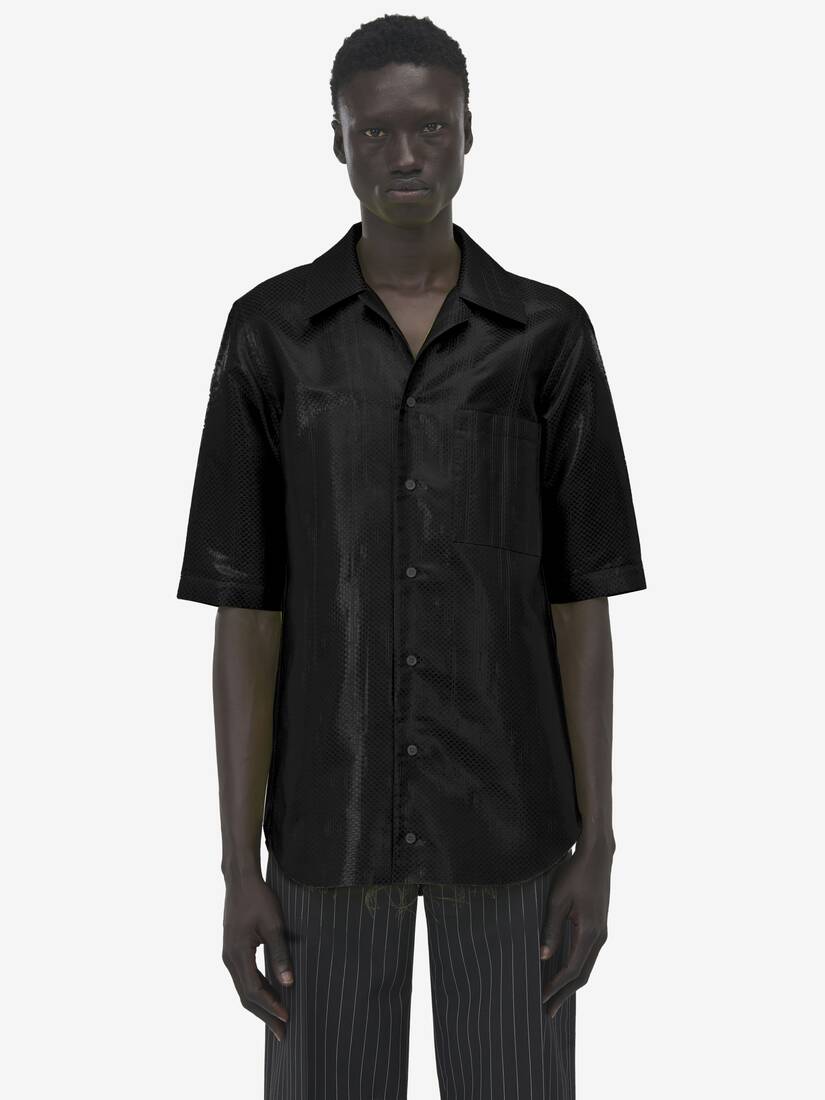 Silk Nylon Tarpaulin Shirt​