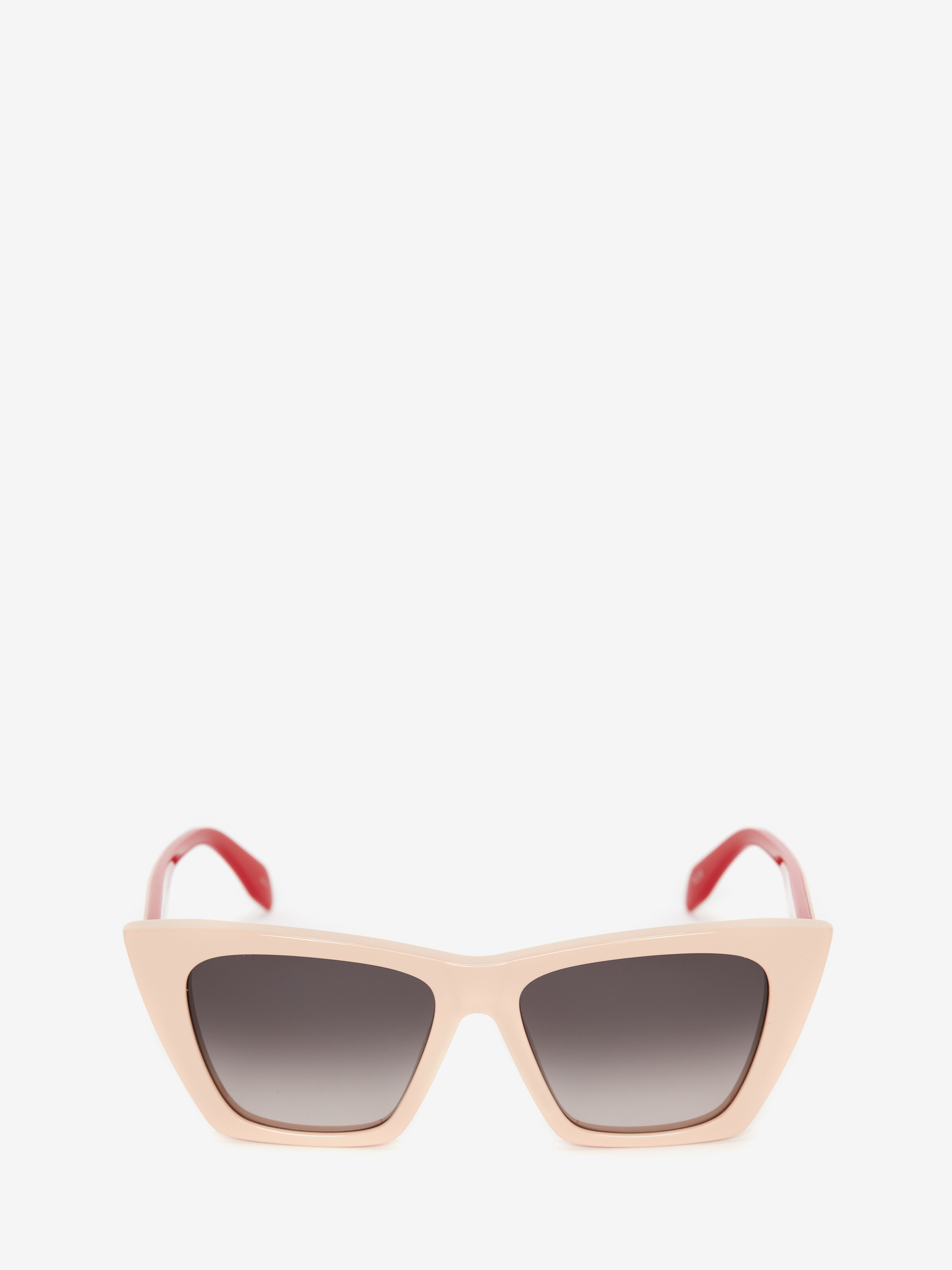 Alexander Mcqueen Selvedge Cat-eye Sunglasses In Pink