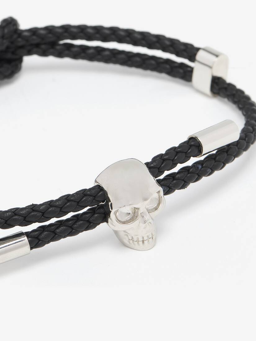 Skull Leather Bracelet