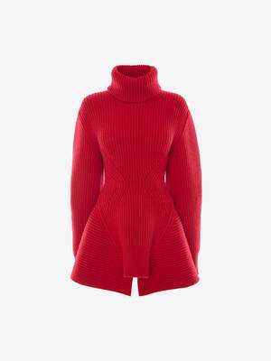 Maxi-Pullover in Maglia Sagomata Ingegnerizzata