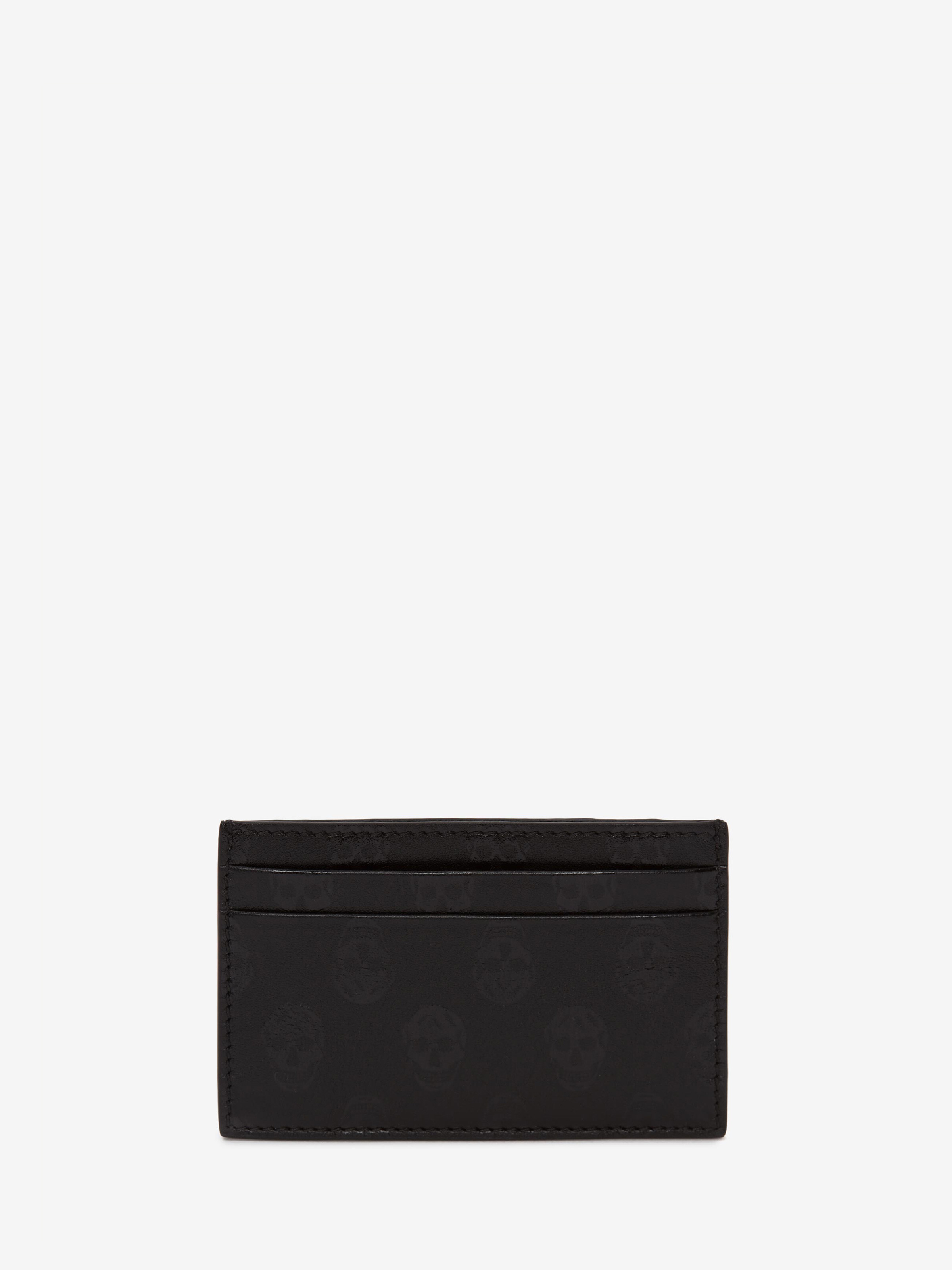Alexander Mcqueen Biker Skull Card Holder In Black ModeSens