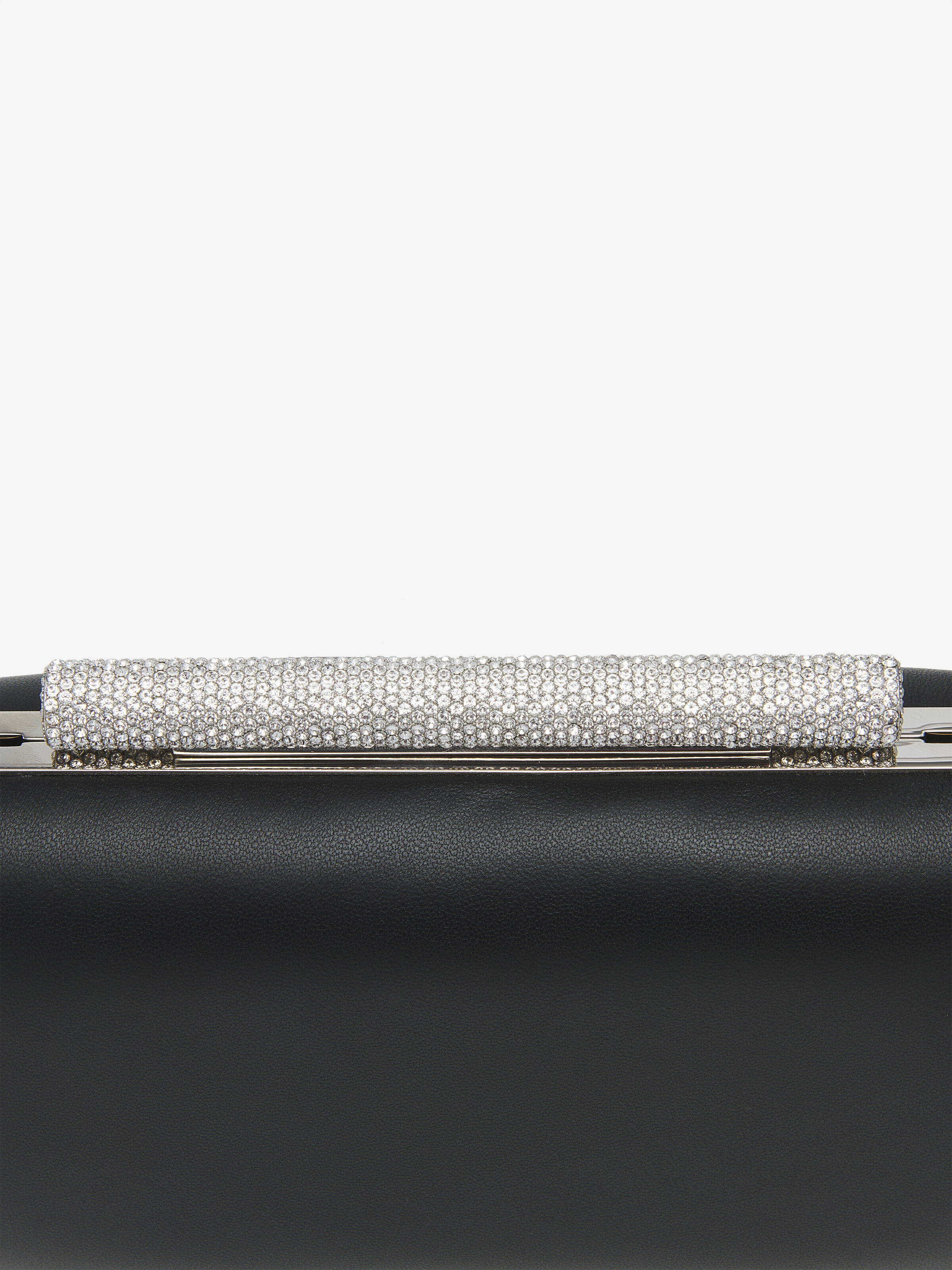 Women's McQueen T-Bar Box Clutch in Black in Lamb Leather | Alexander McQueen - image 3