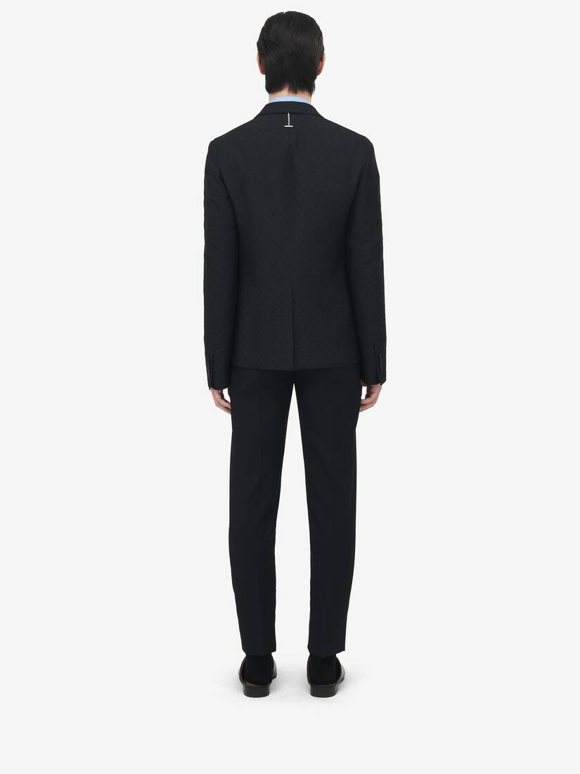 Skull Jacquard Deconstructed Jacket