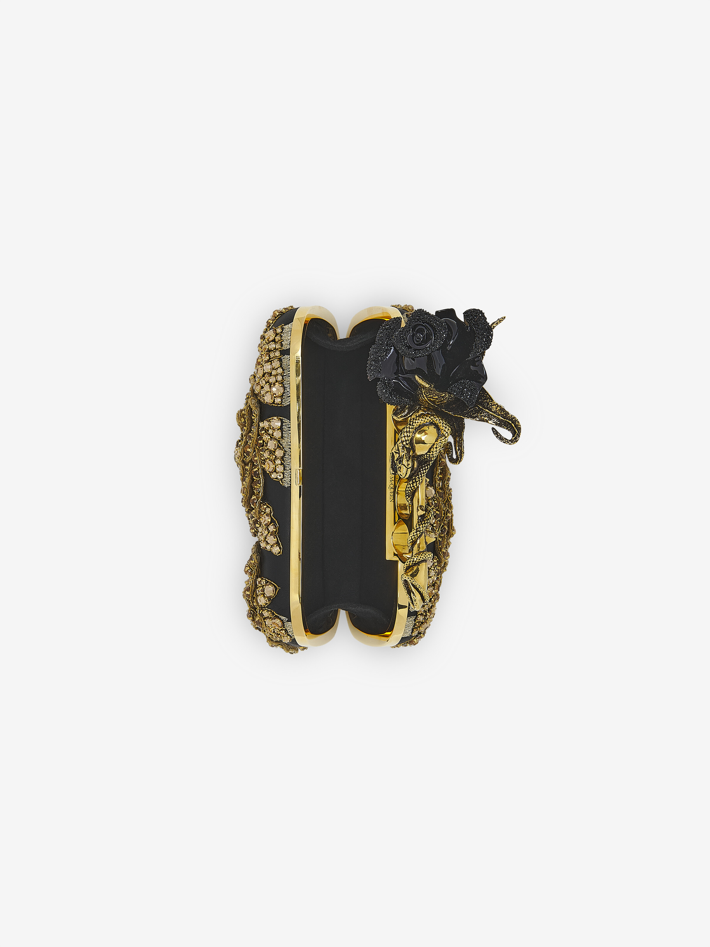 Rose & Snake Knuckle Clutch