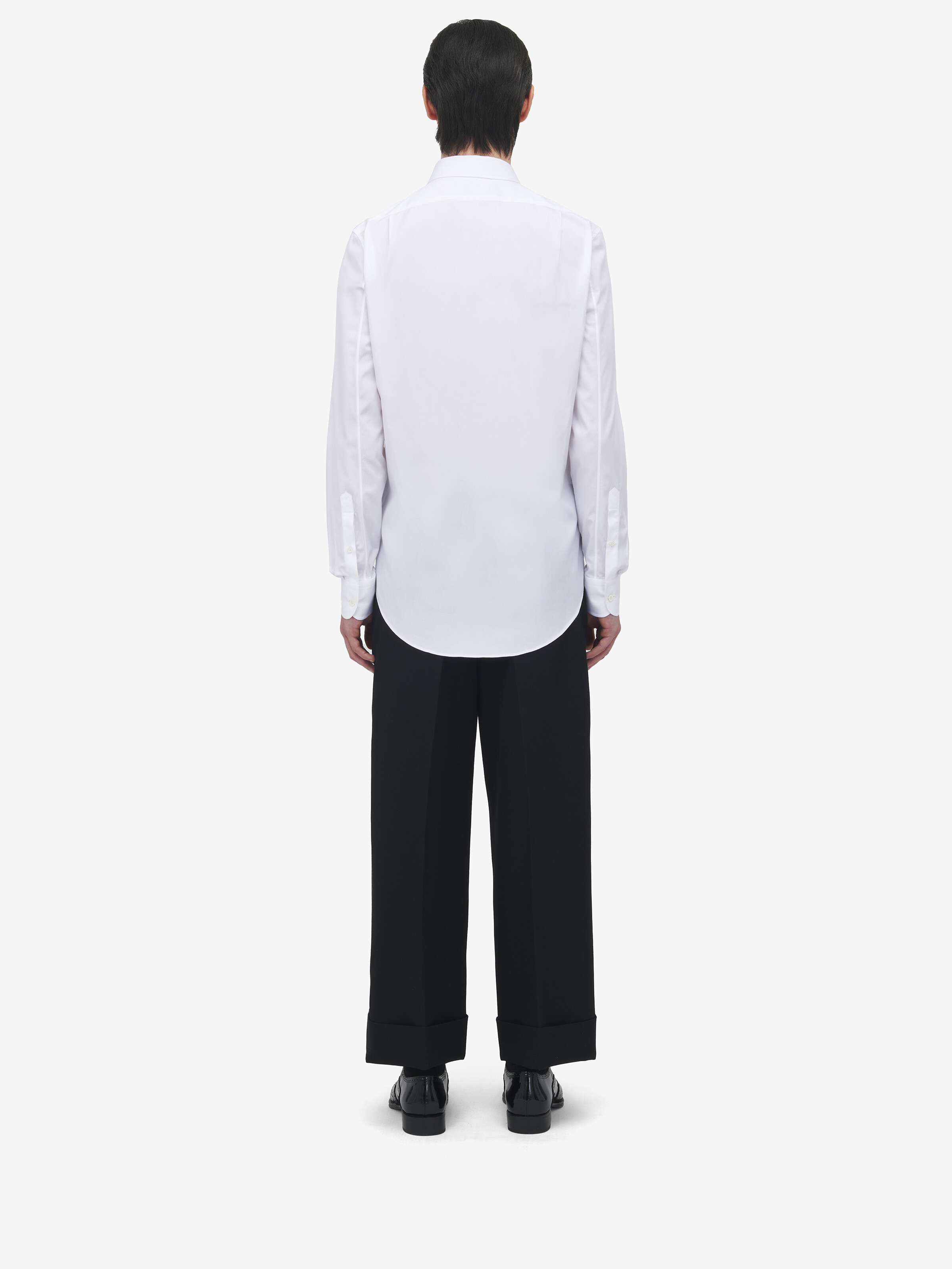 Wide Leg Tuxedo Trousers