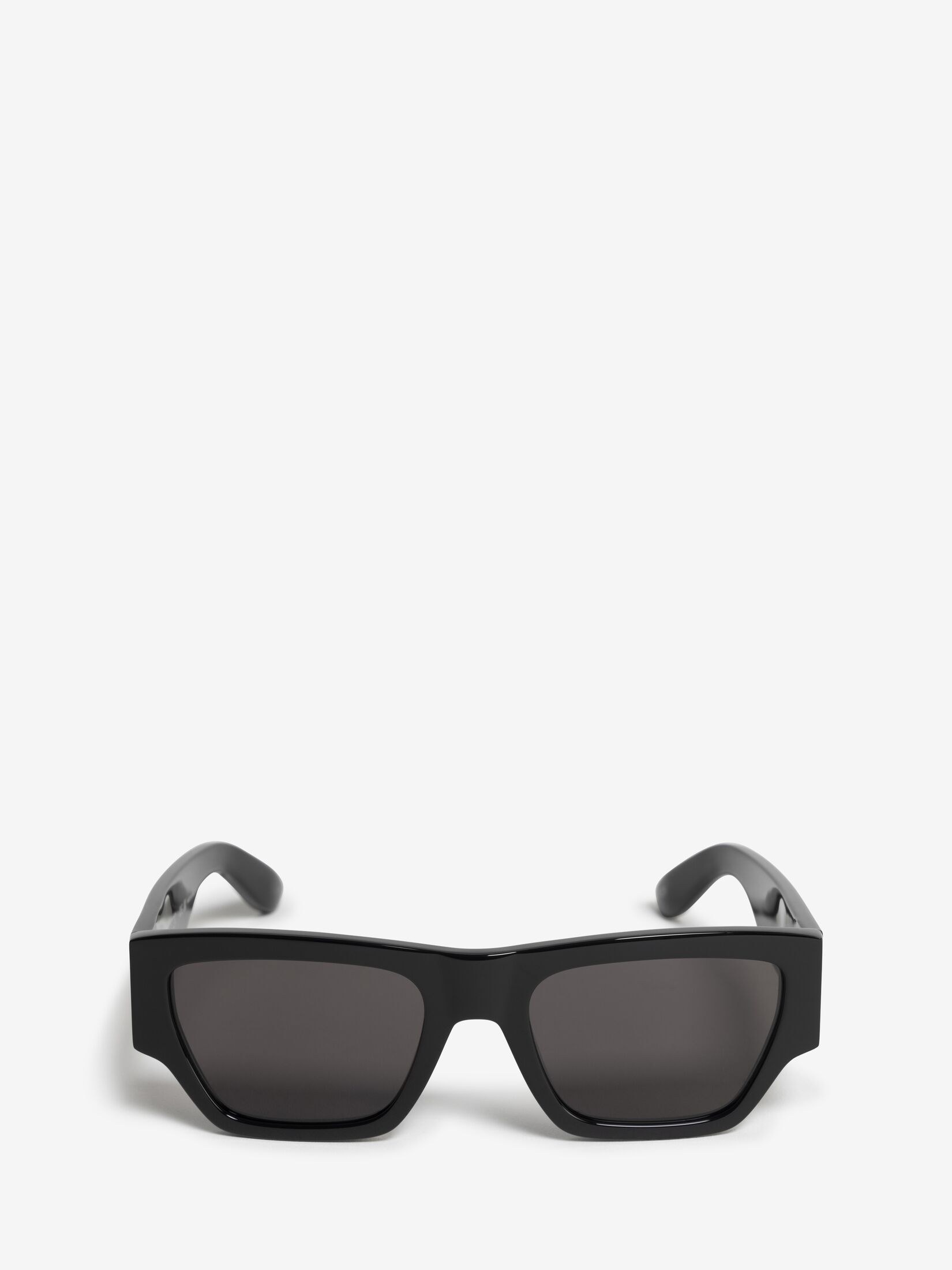 McQueen 앵글 직사각형 선글라스