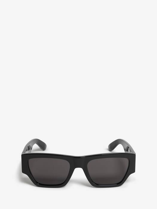 ALEXANDER MCQUEEN AM0297S-002 | Black Men's Sunglasses | YOOX