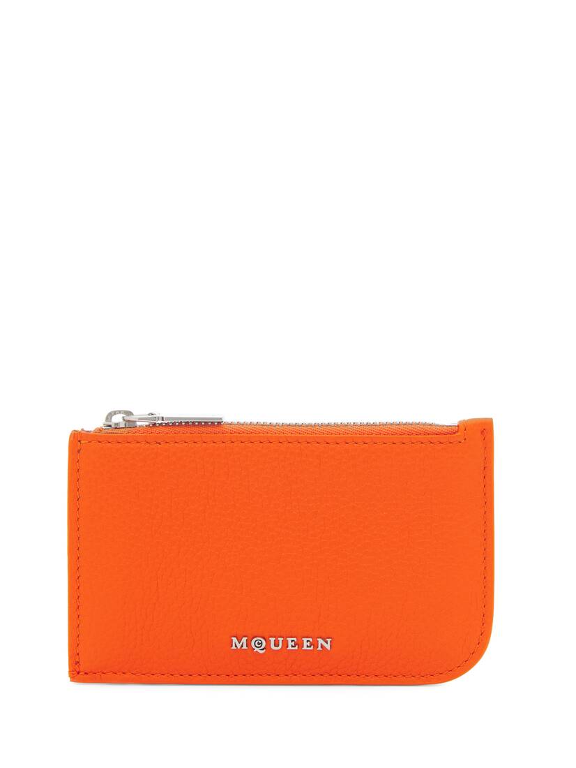 McQueen Sling Zip Card Holder