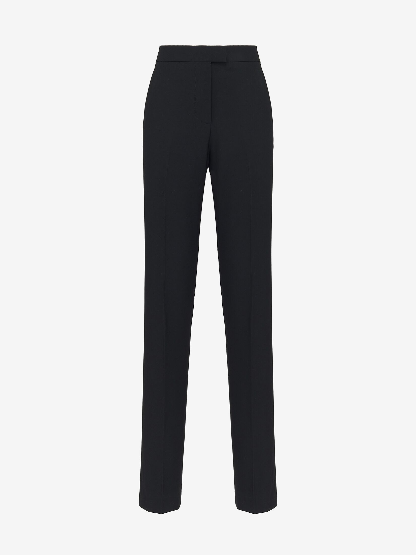 Buy online Mid Rise Solid Cigarette Pants Trouser from bottom wear for  Women by De Moza for ₹500 at 52% off | 2024 Limeroad.com