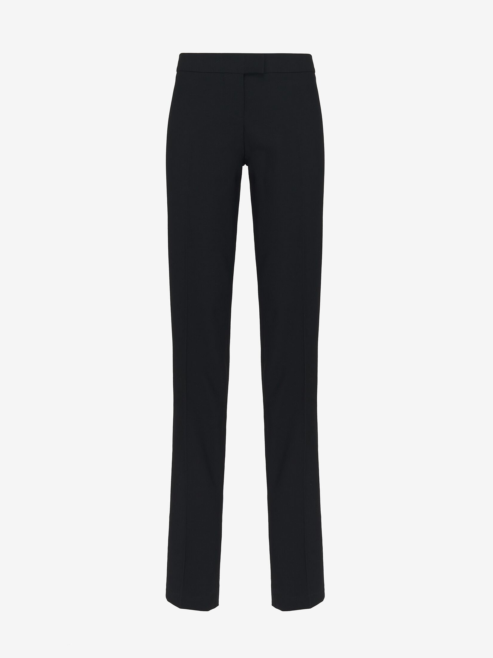 Low-waisted Straight Leg Trousers