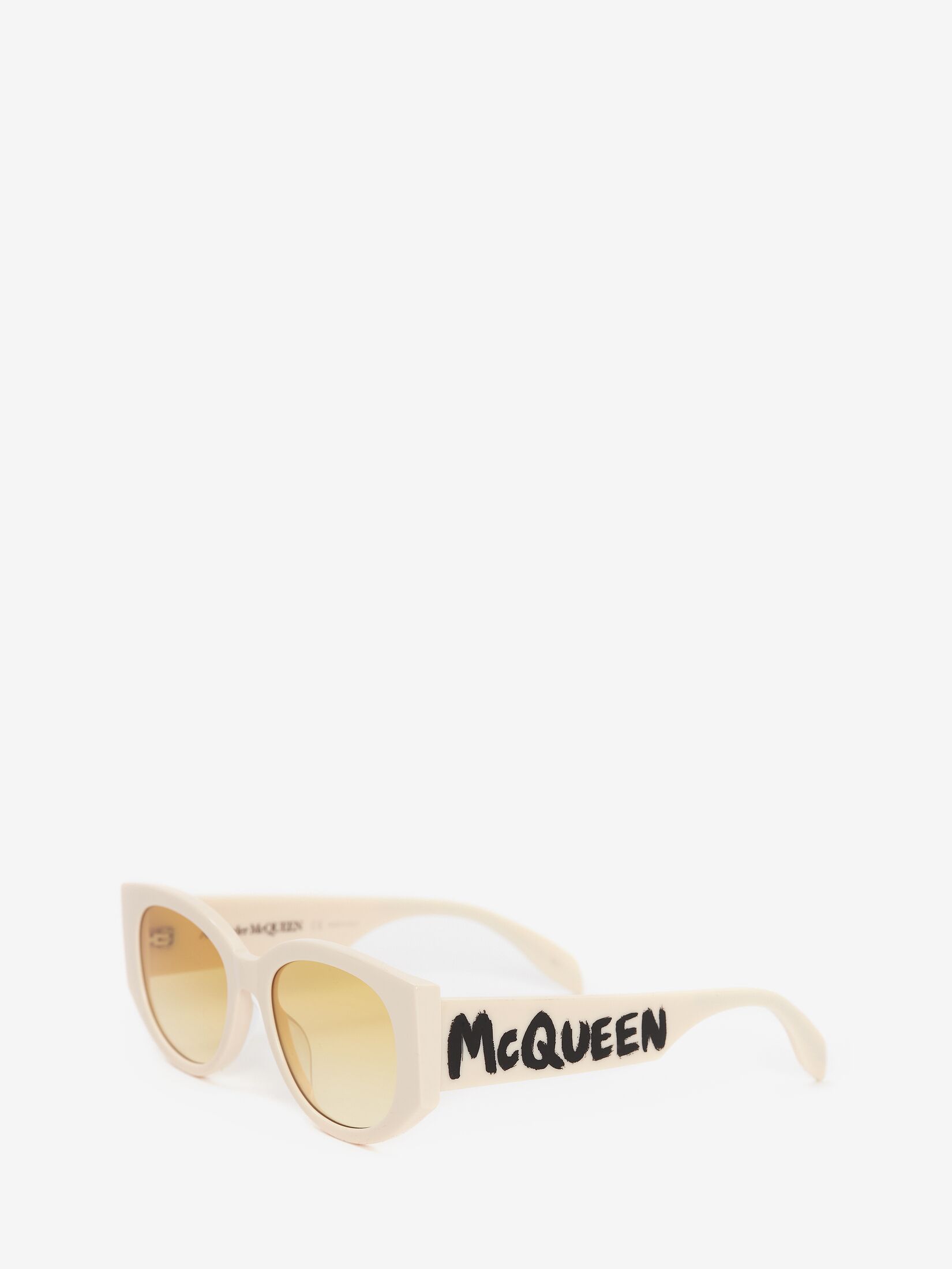 McQueenグラフィティ　オーバルサングラス