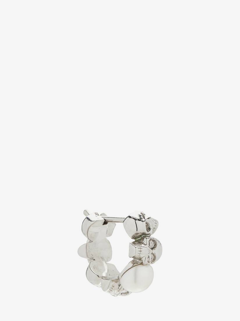 Skull and Pearl Earring
