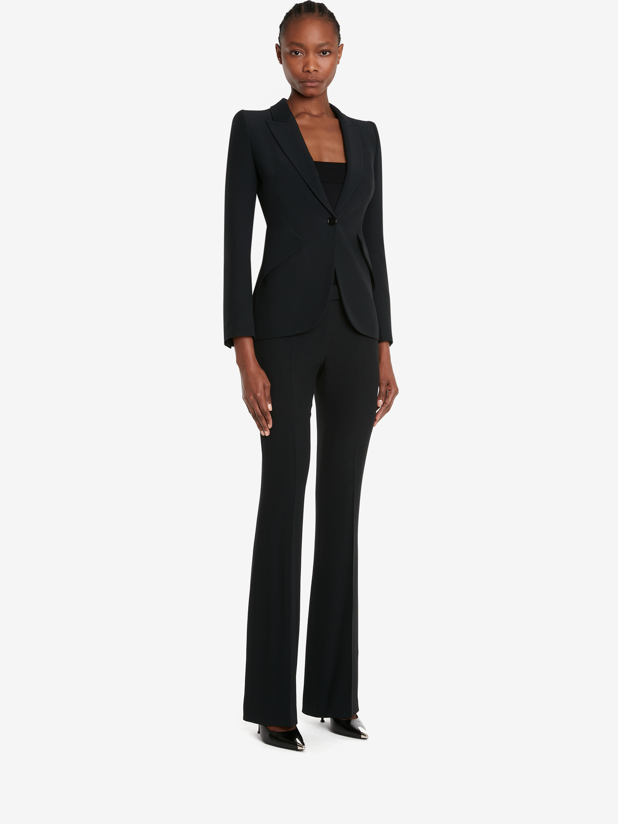 Narrow Bootcut Trousers