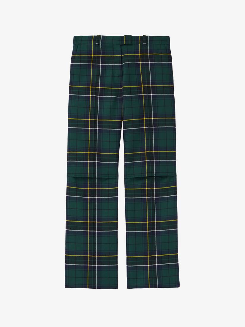 Wool Tartan Trousers