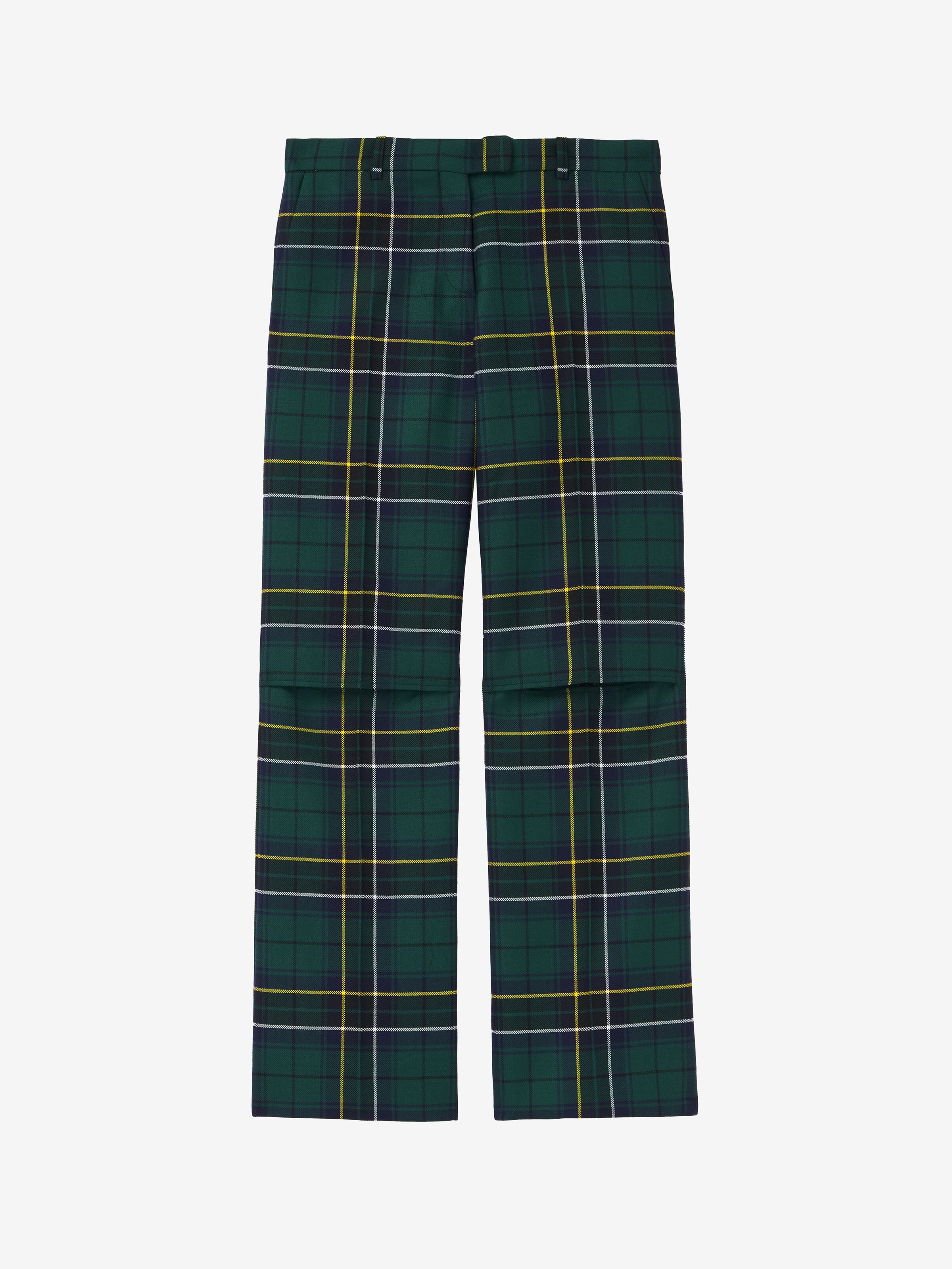 Wool Tartan Trousers