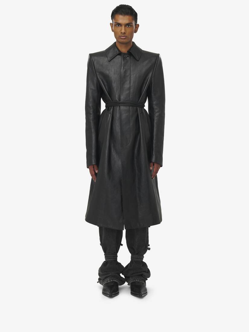 Leather Raincoat