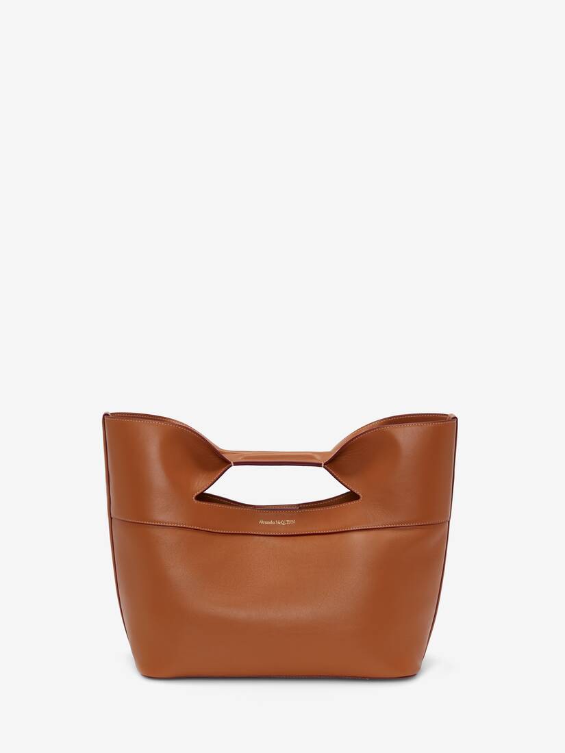 The Bow Small in TAN  Alexander McQueen RO