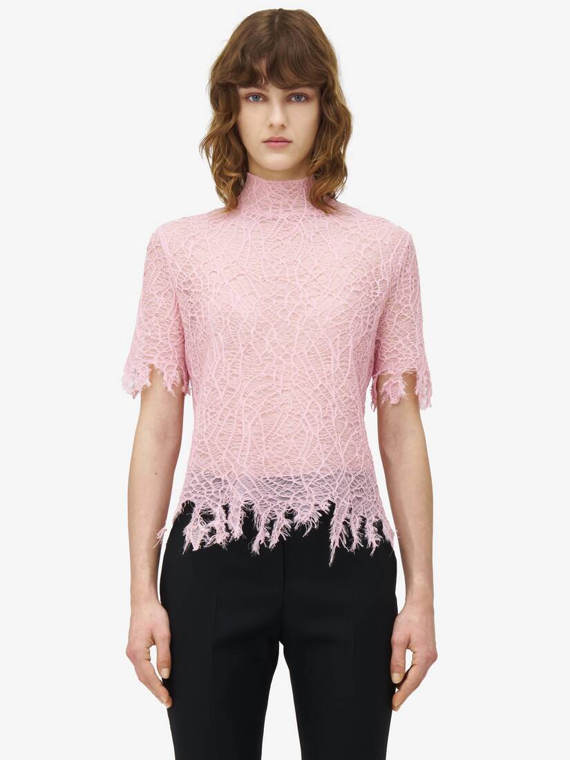 Knitted Cobweb Lace Top