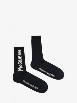 McQueen Graffiti Socks