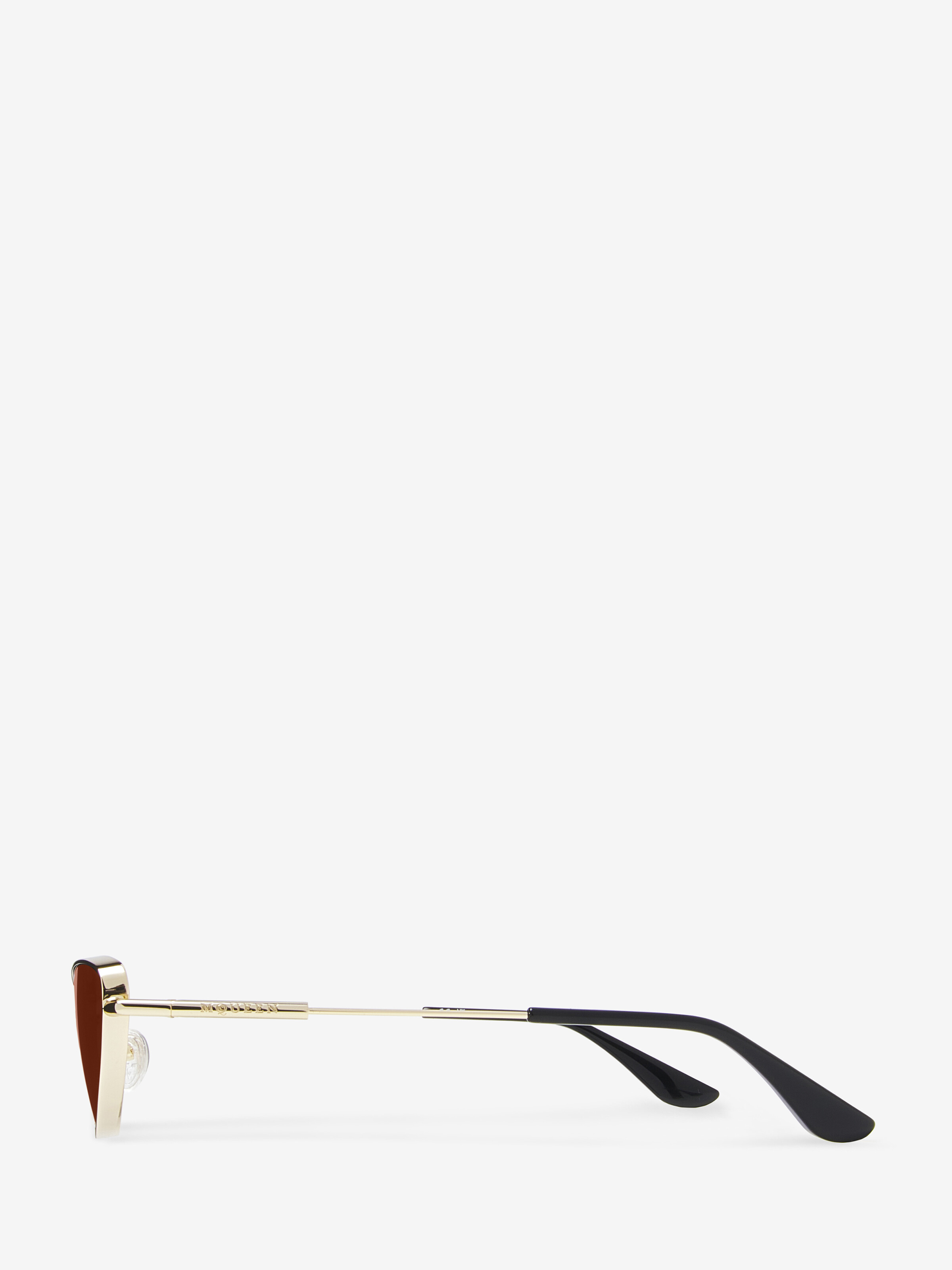 Metal T-bar Soft Cat-eye Sunglasses