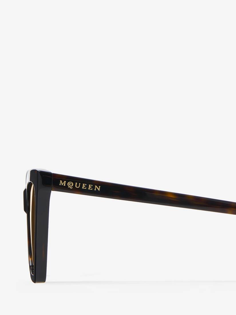 Spike Geometric Cat-eye Sunglasses