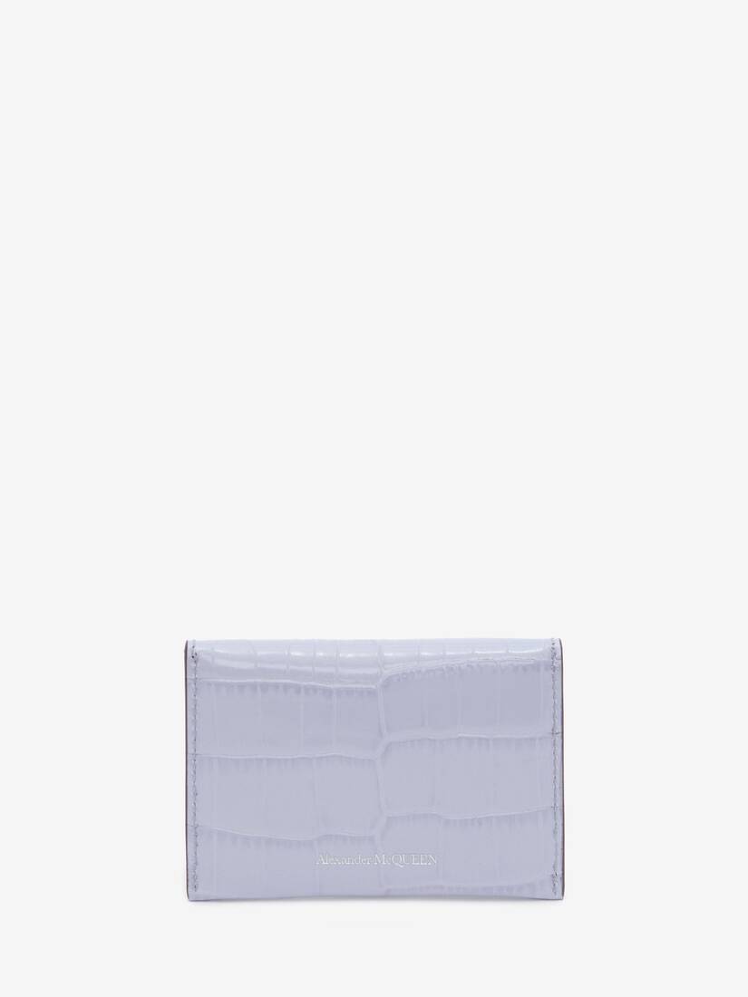 black skull envelope card holder