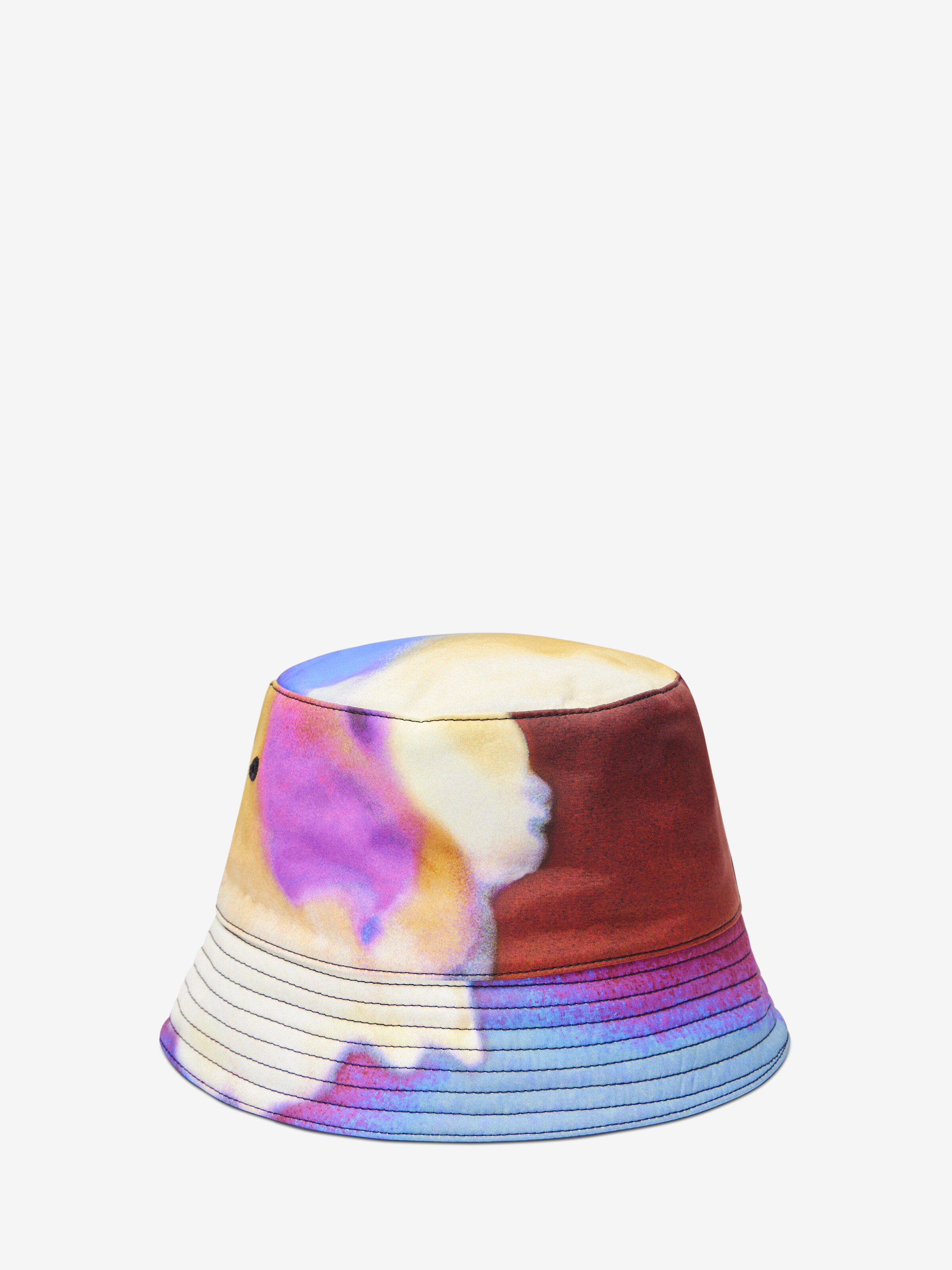 Bucket Hat mit Luminous Flower-Motiv