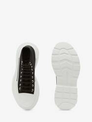 Tread Slick Boot in Black/White | Alexander McQueen US