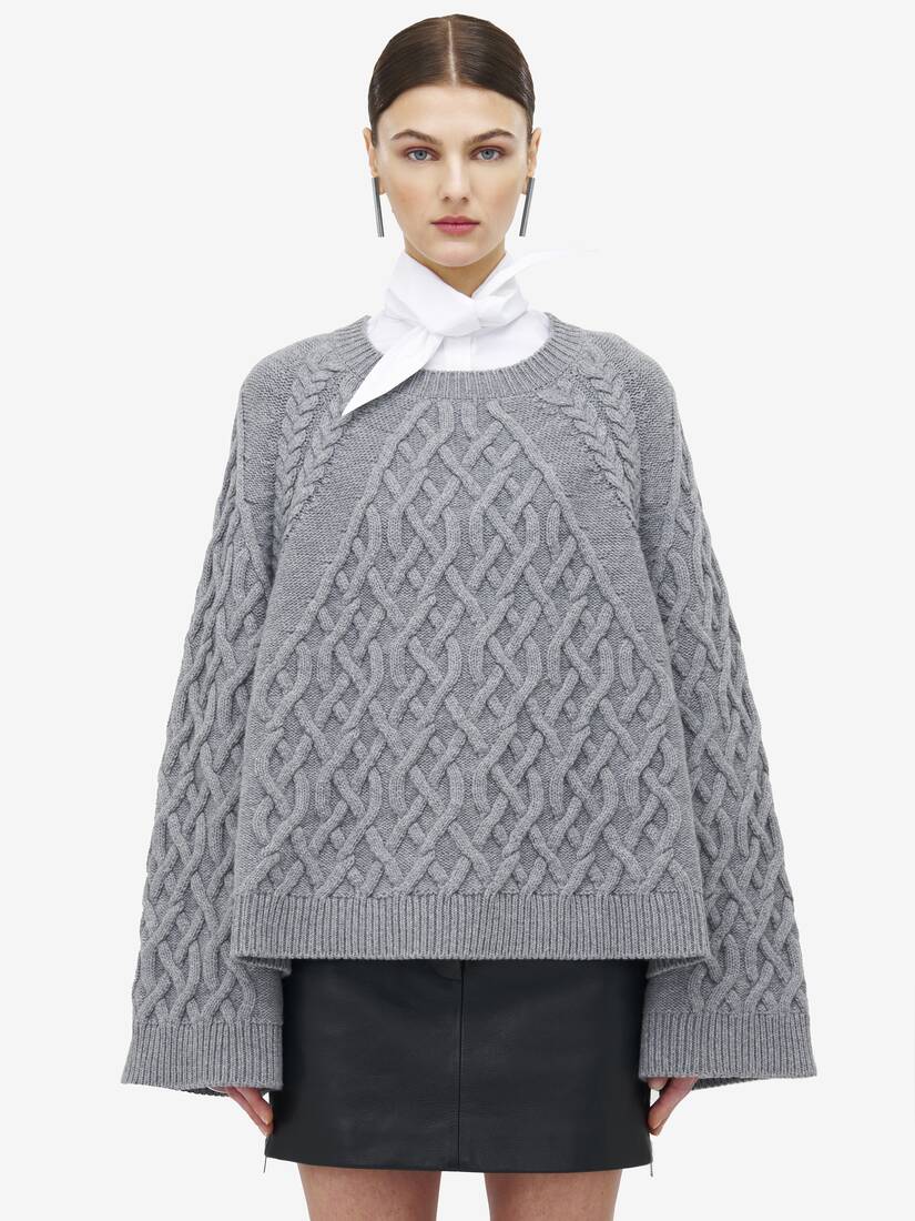 Cable Crew Neck Jumper