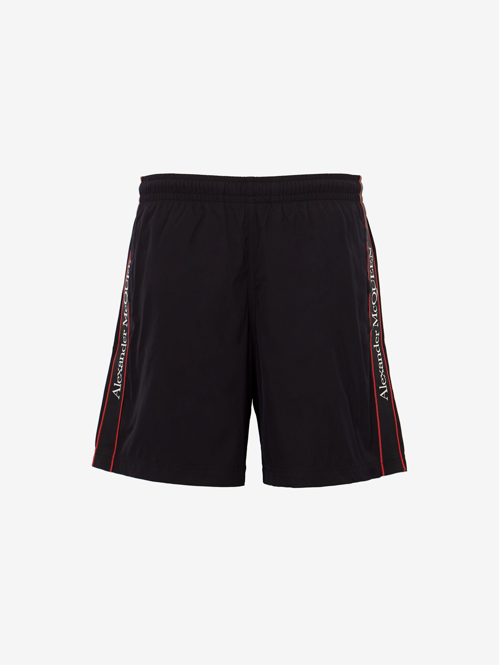 Selvedge Swim Shorts in Black | Alexander McQueen US