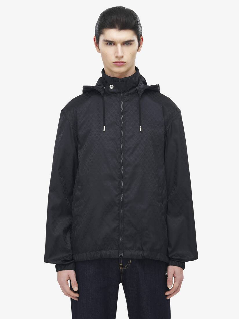 Skull Jacquard Windbreaker